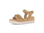 Plateausandaletten GABOR "Plateau Sandale", Damen, Gr. 40,5, braun, Schuhe