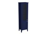 VitrA Valarte Hochschrank 65796 53,5x39,5x196,5cm, links. bodenstehend, Korpus stahlblau, lackiert