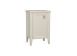 VitrA Valarte Halbhochschrank 62248 53,5 x 39,5 x 83 cm, links. bodenstehend, Korpus elfenbein matt