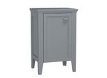 VitrA Valarte Halbhochschrank 62247 53,5 x 39,5 x 83 cm, links. bodenstehend, Korpus grau matt