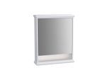 VitrA Valarte LED-Spiegelschrank 62225 63x17x76, links, beleuchtete offene Ablage, Korpus weiß matt