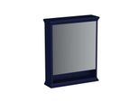 VitrA Valarte LED-Spiegelschrank 65791 63x17x76, links, beleuchtete offene Ablage, Korpus stahlblau, lackiert