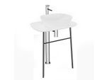 VitrA Plural Waschtisch-Unterbau 64055 68,5 x 49 x 74 cm, hoch, freistehend, Platte edelweiß