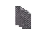 Handtuch JOOP "Handtuch Classic / Infinity / Signature 3er Pack", grau (anthrazit cornflower), B:50cm, Obermaterial: 100% Baumwolle CO., Handtücher