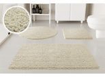 Badematte OTTO HOME "Torrni", beige (creme beige), H:22mm, Polyester, Badematten, Badematte, Badteppich, getuftet, modern, Uni, antirutsch, flauschig, hochflor