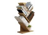 Standregal VCM "Holz Aufbewahrung Stand Regal Bücher Nulis L", braun (honig, eiche), B:40cm T:20cm, Regale, Standregal