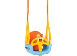 Babyschaukelsitz JAMARA "Grow with me 3in1", bunt (orange, blau), Schaukelsitze, Kinder, bis 60 kg, Kunststoff, mit Sicherheitsbügel, B:47cm H:33cm