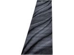 Läufer AYYILDIZ TEPPICHE "Miami 6630" Gr. 12, grau, B:80cm H:12mm L:300cm, Kunstfaser, Teppiche, Läufer, Kurzflor, 80cm x 300cm (BxL)