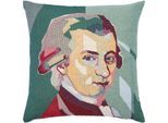 Dekokissen PAD "Legend", bunt (multi, gemustert), B:45cm L:45cm, Obermaterial: 50% Baumwolle, 45% Polyester, 5% Polyacryl, Dekokissen_Sitzkissen_Kissenhüllen, made in europe