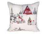 Dekokissen OTTO HOME "Lealux", bunt, B:40cm L:40cm, Polyester, Dekokissen_Sitzkissen_Kissenhüllen, ohne Füllung, 40 x 40 cm, weihnachtlich, Weihnachtsdeko