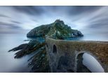Fototapete PAPERMOON "JESUS M GARCIA, SPIELE VON THRONES - DRAGONSTONE ISLAND SAN JUAN DE G", bunt, B:4,5m L:2,8m, Vlies, Tapeten