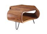Mid.you Couchtisch, Sheesham, Holz, Sheesham, massiv, Freiform, U-Form, 55x38x55 cm, Stauraum, einfacher Aufbau, Wohnzimmer, Wohnzimmertische, Couchtische, Couchtische mit Stauraum