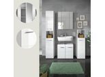 Badezimmer Ice 4-tlg. ca. 120 cm Weiß