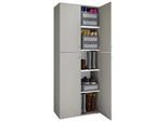 Schuhschrank Lona ca.70x182x37cm Grau