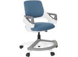 Jungeddrehstuhl Kid Flex ca. 53x80-93x60 cm Blau