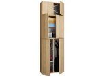 Mehrzweckschrank Lona XXL ca.70x223x39cm Eiche Dekor