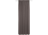 Vorhang ADAM "Uni Collection" Gr. 3, braun (dunkelbraun), B:142cm H:225cm, Baumwolle (Bio-Baumwolle), Gardinen, Blickdichter aus 100% Bio-Baumwolle, Vorhang nach Wunschmaß