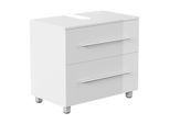 Mondial Universal Unterbau auf Standfüßen 70 cm SoftClose weiss hochglanz