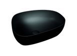 VitrA Options Aufsatzschale 5991B483-0016 56x44cm, asymmetrisch, ohne Überlauf/Hahnloch, schwarz matt VC