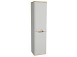 VitrA Sento Hochschrank 66020 40x35x157,5cm, mit Wäschekorb, Türanschlag links, hellgrau matt, Dekor