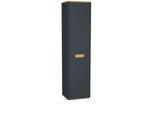 VitrA Sento Hochschrank 61377 40 x 35 x 155,5 cm, Anthrazit Matt, Dekor, 2 Türen, Türanschlag rechts