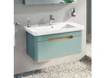 VitrA Sento Waschtisch-Möbel-Set 65875 98x48,5x52cm, 1 Vollauszug, fjordgrün matt, Dekor