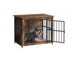 FEANDREA Hundekäfig Möbel Beistelltisch hochbelastbar M-L bis 20/32 kg