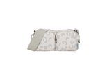 Schultertasche FRITZI AUS PREUSSEN "Donny Cross Long", Mädchen, Gr. B/H/T: 9cm x 12cm x 26cm, beige, Baumwolle, unifarben, Taschen Schultertasche, mit zwei aufgesetzten Vordertaschen