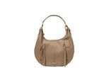 Umhängetasche MARC O'POLO "aus fein genarbtem Schafleder", Mädchen, Gr. B/H/T: 38cm x 29cm x 16cm, beige (earthy taupe), Leder, unifarben, Taschen Umhängetasche