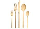Homeware Profession. Besteck-Set , Goldfarben , Metall , 30-teilig , Lfgb , rostfrei, lebensmittelecht , Besteck, Besteck-Sets