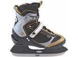 Schlittschuhe REBEL "EXPRESS" Gr. 44, schwarz (schwarz, silber, gold), Inlineskates_Rollschuhe, 44/45 (bis ), Nylon, Schlittschuhe