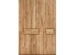Kleiderschrank HOME AFFAIRE "Ambroise aus Wildeiche, erhältlich in verschiedenen Breiten", braun (wildeiche), B:152cm H:223cm T:62cm, Massivholz, Schränke, Kleiderschrank, Massivholz-Kleiderschrank, im 50 cm Raster planbar
