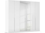 Drehtürenschrank OTTO HOME "Kleiderschrank Schrank Garderobe AGORDO mit Dekor- oder Hochglanzfront", weiß (alpinweiß, hochglanz weiß), B:271cm H:229cm T:54cm, Holzwerkstoff, Schränke, Drehtürenschrank, durchdachte Innenausstattung, in 8 Breiten und 2 Höhen MADE IN GERMANY