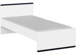 Kinderbett DEMEYERE GROUP "REVERSO Bett", weiß (matt weiß), B:95cm H:80,6cm, Betten, Kinderbett, Robustes Bettgestell aus Holz