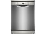 BOSCH Standgeschirrspüler "SMS2HVI02E", Energieeffizienz: D, silber (edelstahl), B:60cm H:84,5cm T:60cm, Geschirrspüler, Standgeschirrspüler