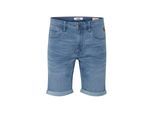 Jeansshorts BLEND "Shorts BHBendigo", Herren, Gr. M, N-Gr, blau (denim light blau), Obermaterial: 70% Baumwolle CO. 24% Polyester PES. 4% Viskose CV. 2% Elasthan EL., Jeans Jeansshorts