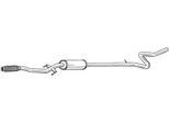 BOSAL Mittelschalldämpfer 292045 für Peugeot