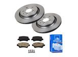ATE Bremsensatz, Scheibenbremse Bremsensatz-Hinterachse ijf141fyi0 Hinterachse belüftet 302mm 22mm für Volvo
