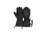 Skihandschuhe REUSCH "Baseplate R-TEX XT", Damen, Gr. 11, schwarz (schwarz, grau), 92% Polyester, 6% Lederimitat, 2% Polyamid, mehrfarbig, Handschuhe, mit Ortho-Tec Protection