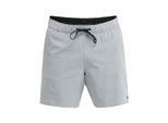 Boardshorts QUIKSILVER "Highline Amphibian 17", Herren, Gr. M (S/M), grau (quarry heather), Obermaterial: 88% Polyester, 12% Elasthan., Hosen