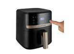 Russell Hobbs Heissluftfritteuse, Schwarz, Kunststoff, 4,3 L, 26x28x34.5 cm, Grüner Punkt, Timer, Einsatz/Korb spülmaschinengeeignet, Kontrollleuchte, Display, Touchscreen, antihaftbeschichteter Innenbehälter, Temperaturanzeige, Betriebsanzeige, Küchengeräte, Heißluftfritteusen