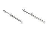 GORENJE Teleskop-Teilauszug "Teleskop höhenverstellbar", silber (weiß, neutral), Teleskopauszüge, passend für alle Gorenje Herde, Backöfen und Standherde, Teleskop-Teilauszug