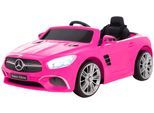 Elektro-Kinderauto JAMARA "Ride-on Mercedes-Benz SL 400", pink, Elektro-Kinderfahrzeuge, KinderB:64cm H:46cm T:108cm, Kunststoff, Elektro-Kinderauto, B:64cm H:46cm T:108cm
