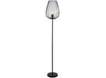 EGLO Stehlampe "NEWTOWN Stehleuchte, schwarz, Stahl, E27, Schalter", schwarz, 1, Ø 27,5cm H: 159,5cm, Leuchten, Schlicht, Vintage, Retro, Wohnzimmer, Schlafzimmer, 159,5x27,5x23cm, Stehlampe