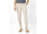 Chinohose BRAX "Style PHIL", Herren, Gr. 40, Länge 30, beige, Web, 72% Baumwolle, 24% Polyester, 4% Elasthan, Hosen Chinohose