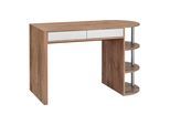 Schreibtisch Lovino Eichefarben MDF ca. 121x60 cm