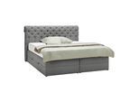 Boxspringbett Belano Dunkelgrau ca. 160x200cm
