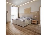 Boxbett Kiara Beige ca. 180x200cm mit Topper