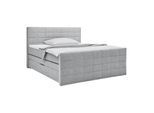 Boxspringbett Damon in Grau ca. 160x200cm