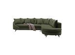 Ecksofa Axel Olivgrün